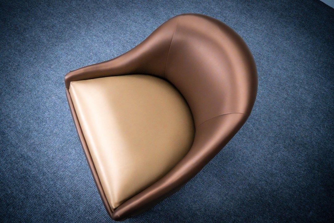 Satin dining chair
